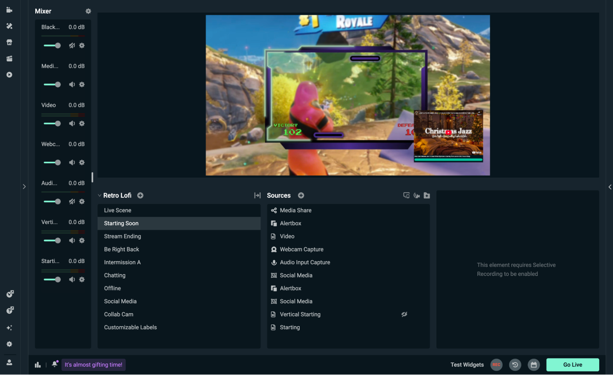 streamlabs media share widget streamlabs desktop preview